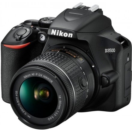 Цифр. фотокамера зеркальная Nikon D3500 + AF-P 18-55 non VR Цифр. фотокамера зеркальная Nikon D3500 + AF-P 18-55 non VR